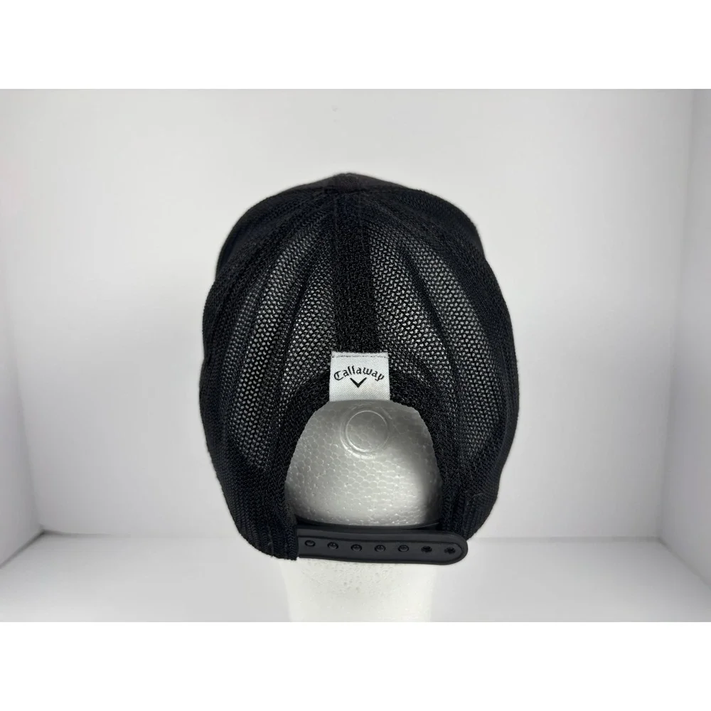 Callaway Golf Hat Black California Original Carlsbad Trucker Snapback Mesh Cap